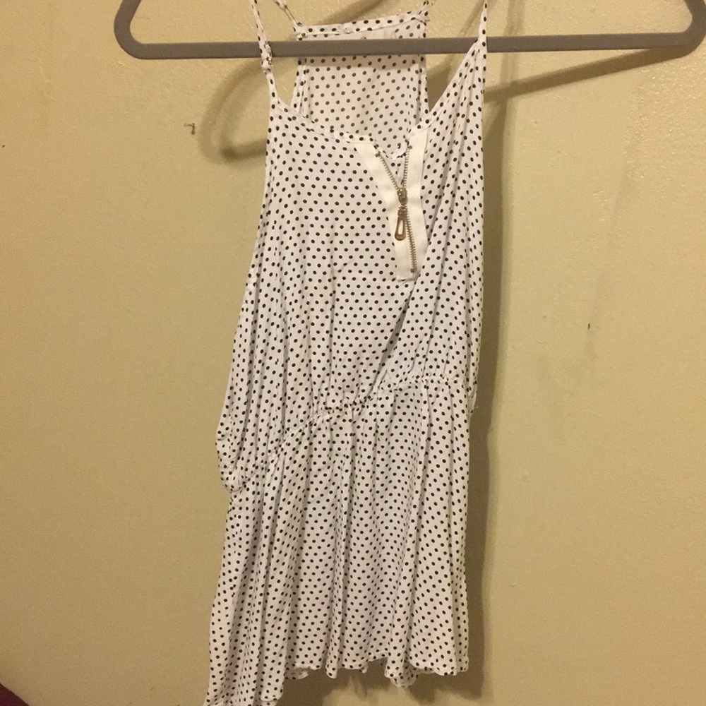 Zipper babydoll top